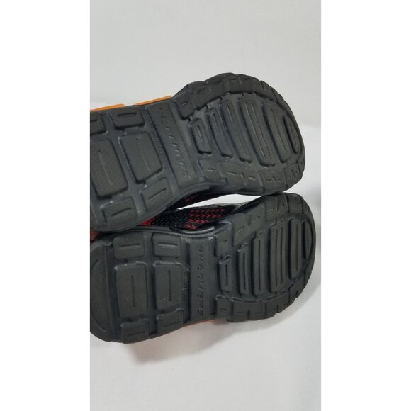 Skechers Kids Flex-Glow Bolt Light-Up Sneakers & Cat & Jack Navy Sandals Size 7 - Picture 10 of 12